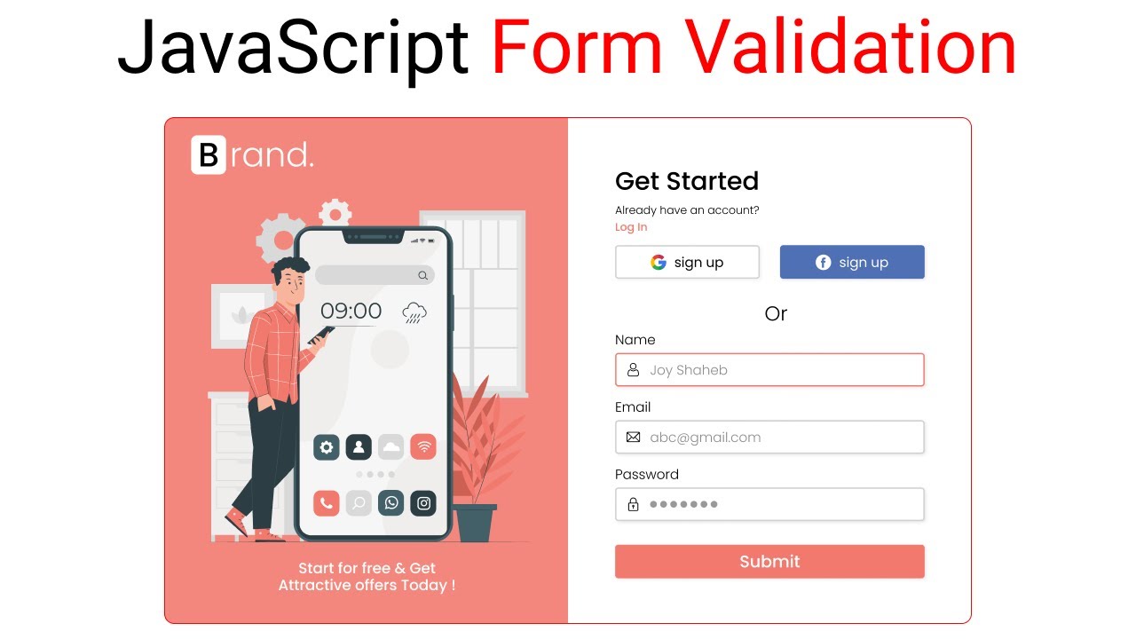 JavaScript 3 practice projects Input form Exercise Generator ude1307