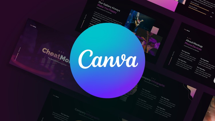 Canva & Canva Pro - Easiest Graphic Design Course ude1363