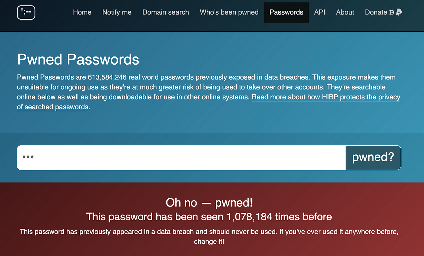Password Security: Pwned On Python ude1519