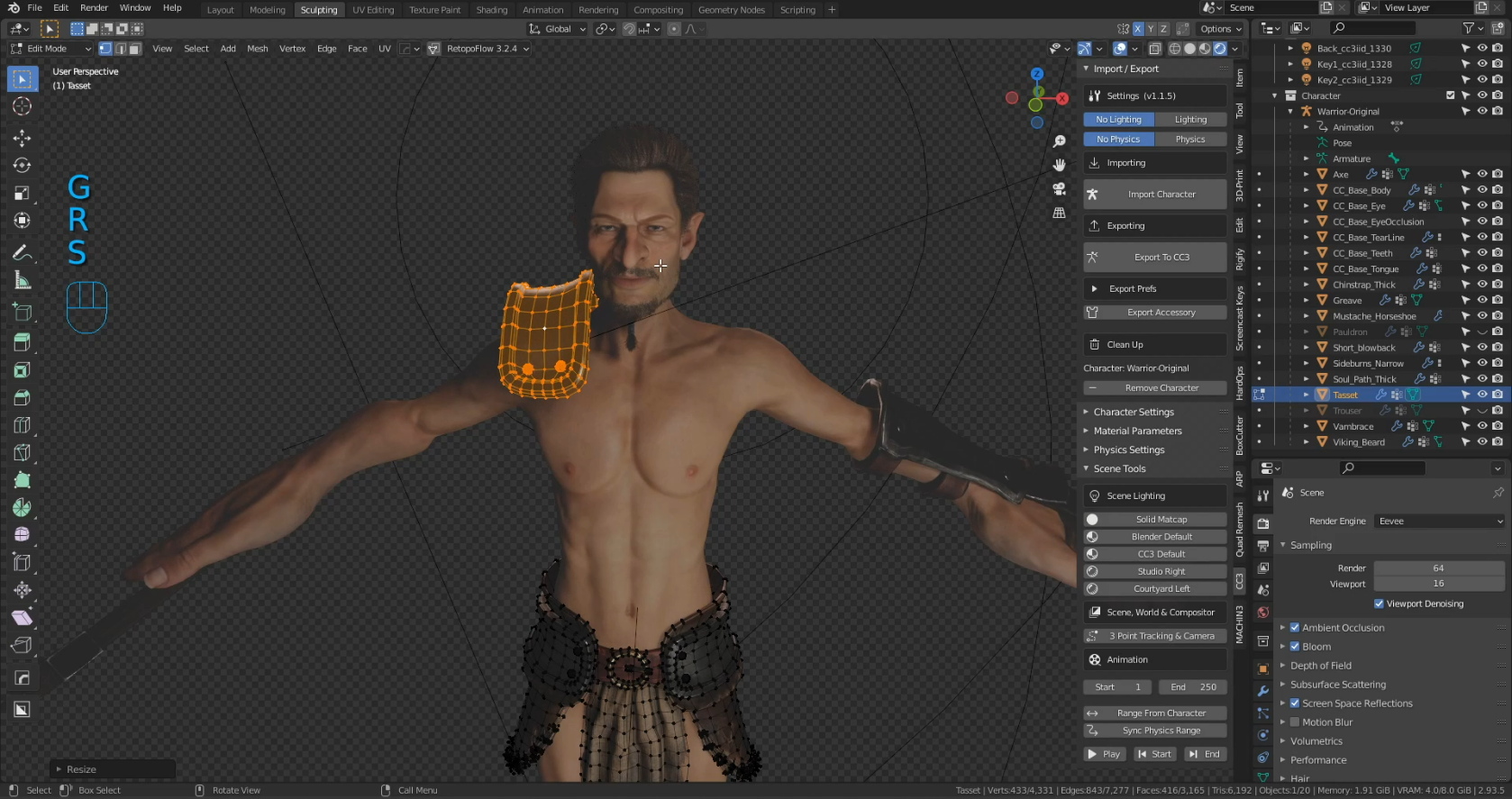Create Your Own Character in Blender ude35