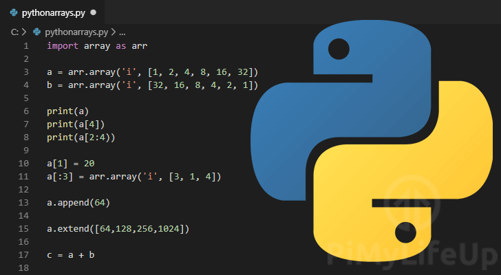 Introduction to Python Arrays ude472