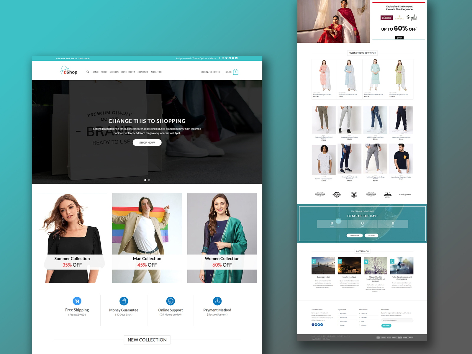 Ecommerce Website with WordPress + Flatsome ude659