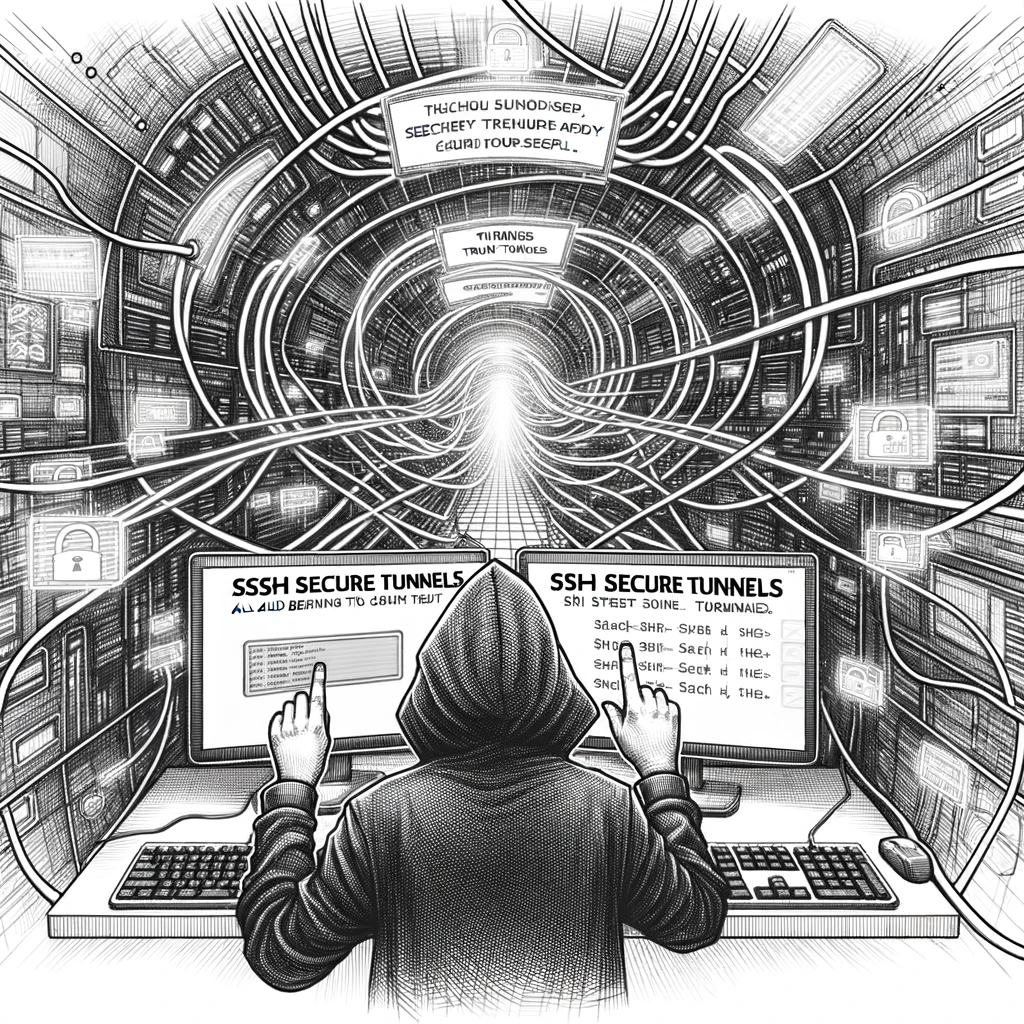 Ethical Hacking Black Hat Techniques - SSH Tunneling ude820