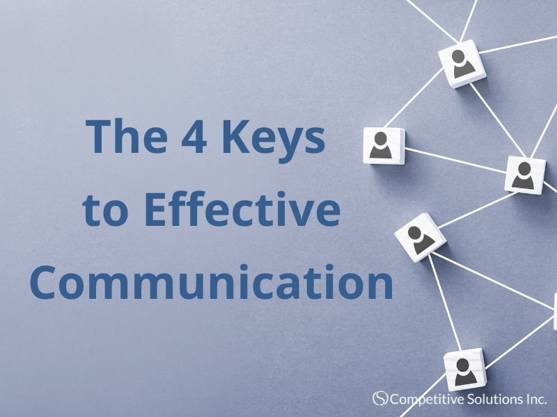 Four Keys to Communication ude881