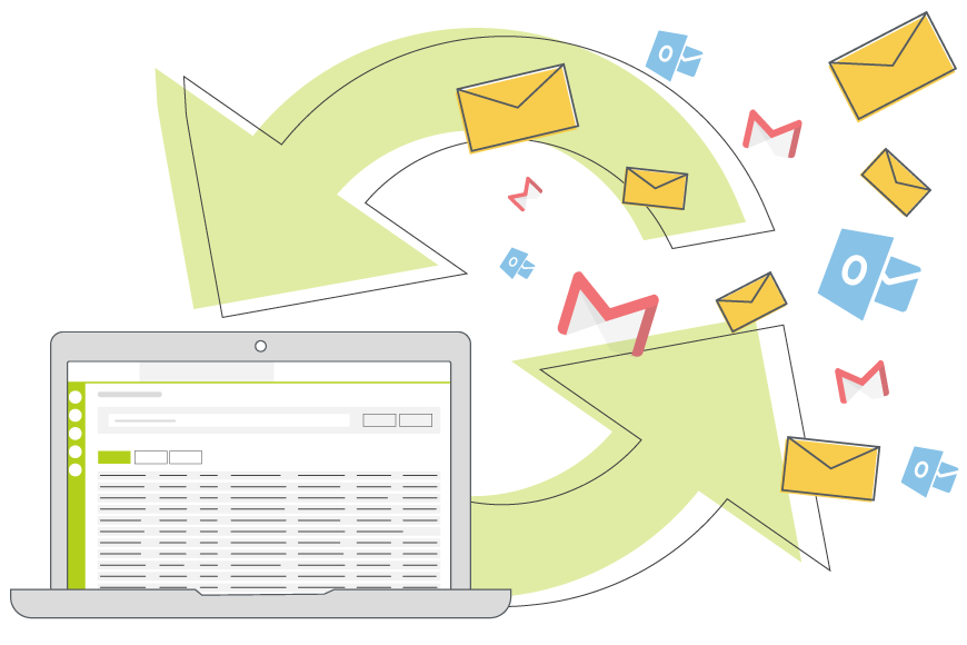 emails set up in CRM ude952