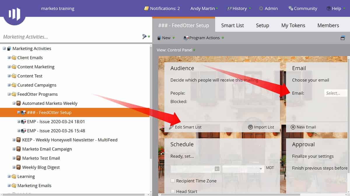 Create an email program in Marketo ude998115