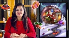 Paint A Christmas Illustration from Imagination in procreate ude_2025912616