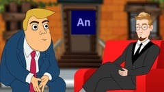 Creating Cartoon scene in Adobe Animate ude_2025912857