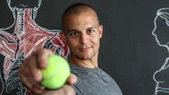 Learn Self Massage Using a Tennis Ball ude_2025913586